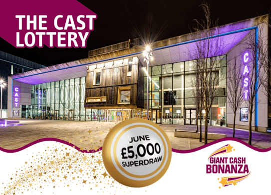 Doncaster's Cast Theatre Launches Charity Lottery with Β£5,000 Prize for June Superdraw