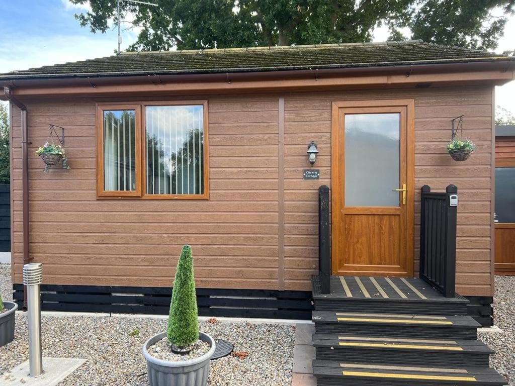 Accommodation at Cherry Cabin with Hot Tub in strensall