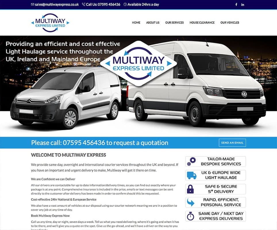 Multiway Express Ltd - Couriers in eckington