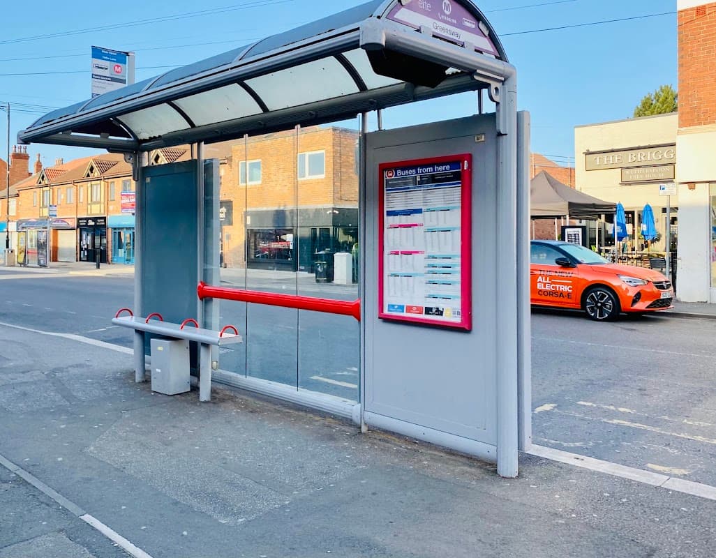 Bus Stop at Garforth Main St B - Bus Stops in garforth