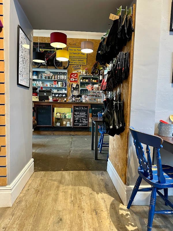 Cafe Firebox Café at Stage 1 Cycles in hawes