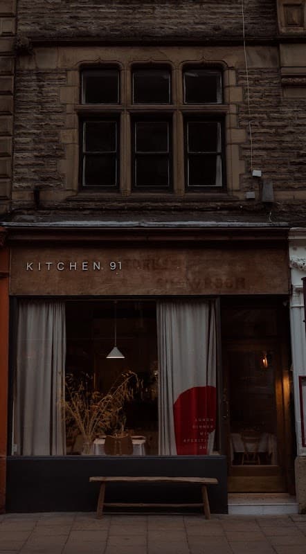 Dining at Kitchen 91 in hebden bridge