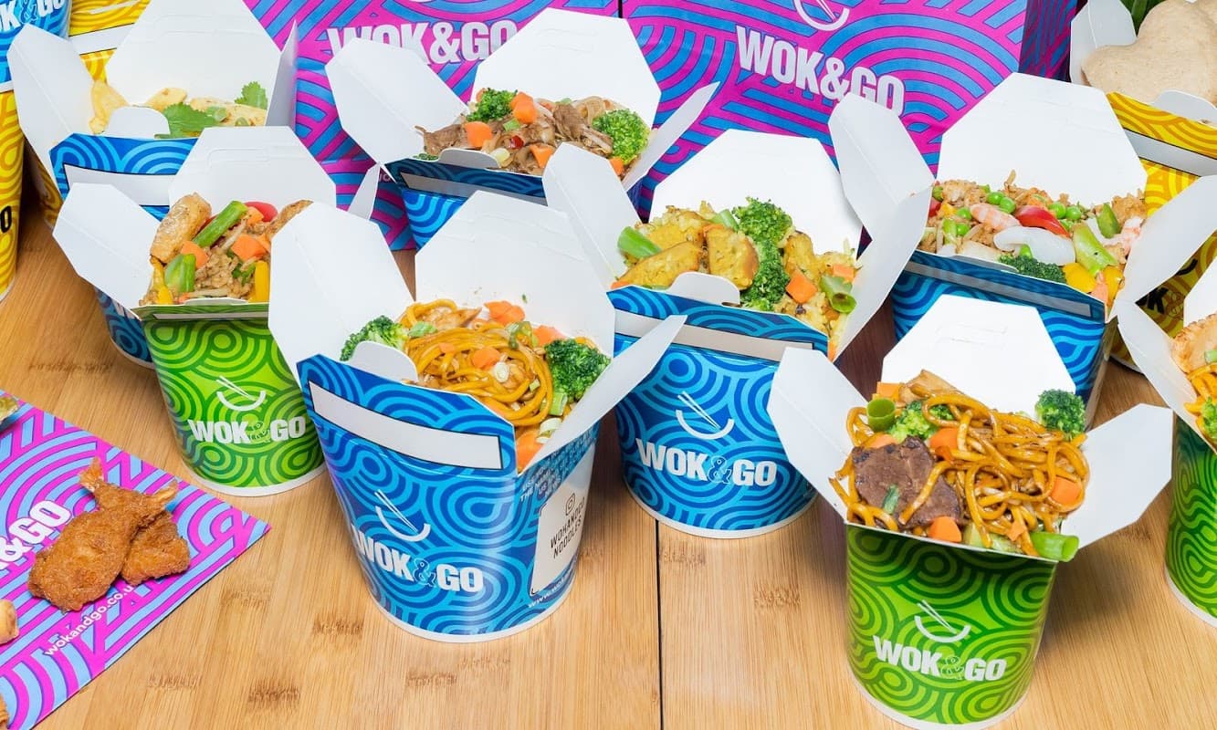 Dining at WOK&GO in hull