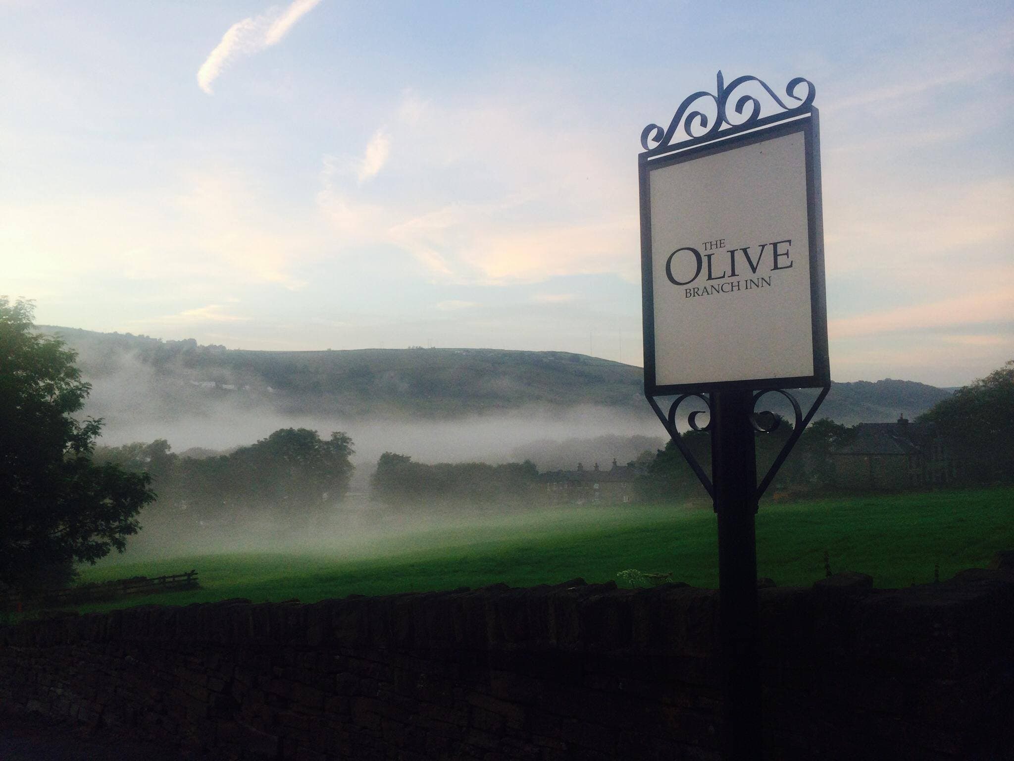 Dining at The Olive Branch in addingham