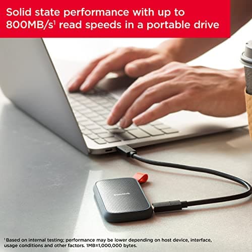 SanDisk SDSSDE30-1T00-G26 external solid state drive 1 TB USB Type-C 3.2 Gen 2 (3.1 Gen 2) Black - image 4