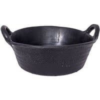 Black Red Gorilla Rubber Skip Medium with textured surface and two sturdy handles.
