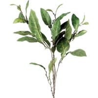 Artificial Ficus foliage stem, 90cm, with realistic green leaves and multiple branches.