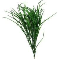 90cm artificial grass stem spray with long, slender green blades clustered in a natural, bushy arrangement.