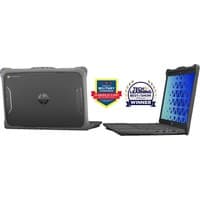 Gray and clear protective case for HP Fortis ProBook X360 G11/G10, rugged design with reinforced corners.
