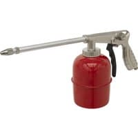Sealey SA923 Paraffin Air Spray Gun with large inlet, red canister, silver nozzle, and ergonomic handle.