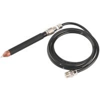 Black Sealey SA96 air engraver with copper tip and coiled hose attachment.