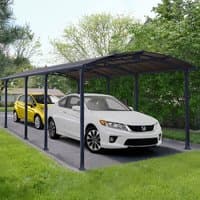 12' x 28' Palram Canopia Arcadia 8500 Grey Metal Carport (3.59m x 8.58m) - image 2