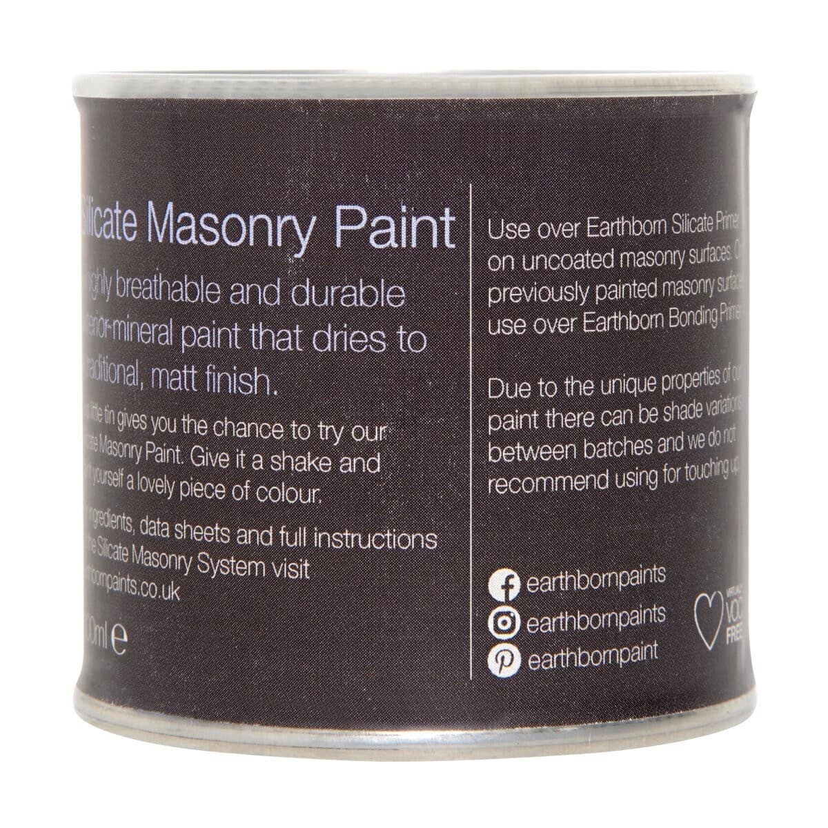 Earthborn Silicate Masonry Paint 100ml, Nutmeg - image 2