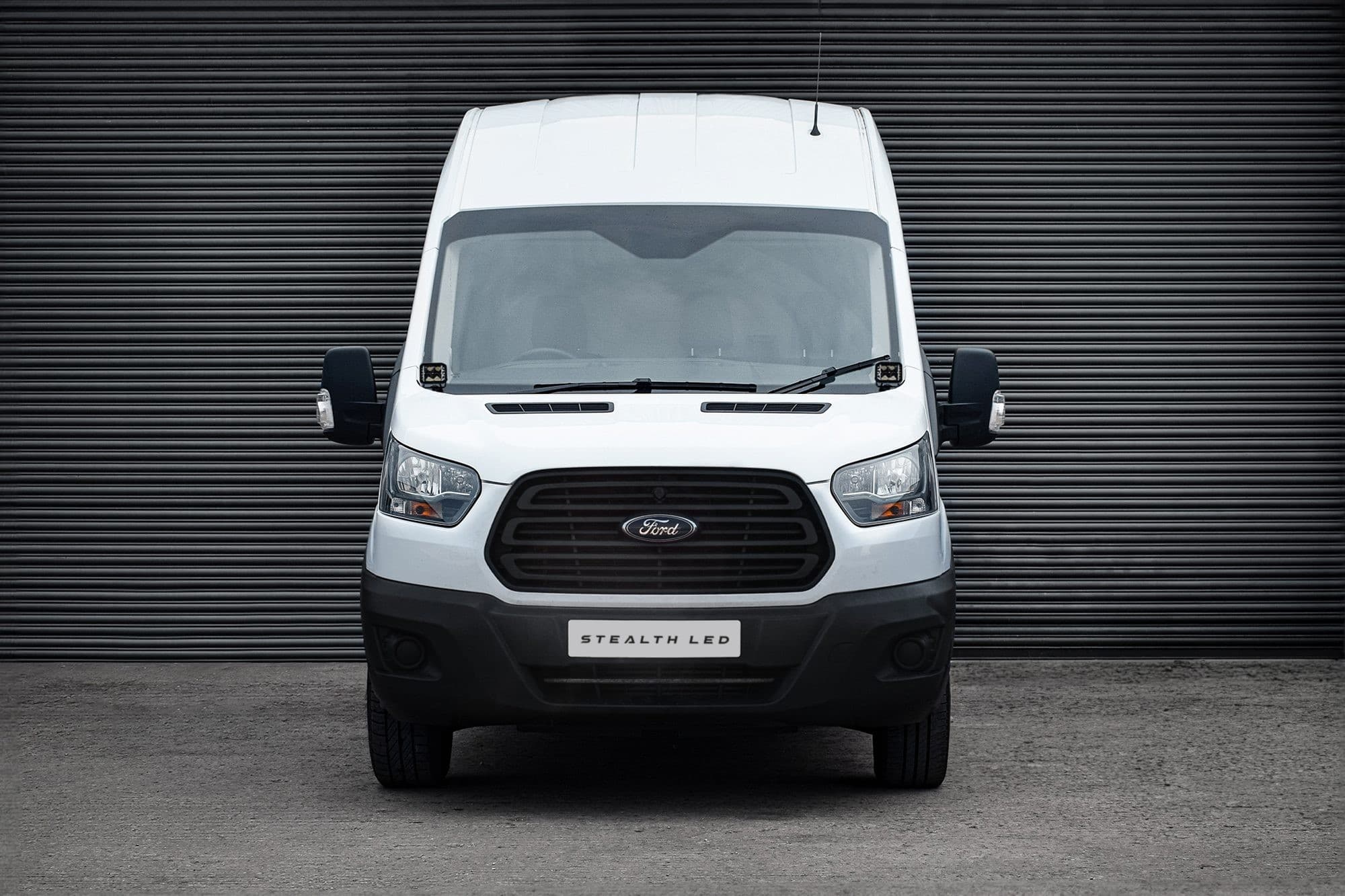 Stealth LED Ford Transit 2015-2019 Twin 4" Dark Force LED Bonnet Kit - 16,800 Lumens - image 2