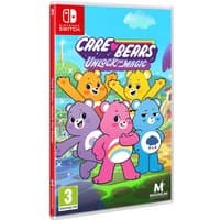 Nintendo Switch game case, "Care Bears: Unlock the Magic" by MAXIMUM GAMES, featuring colorful bears on the cover.