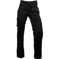 Black Caterpillar Operator Fx trousers, size 32, with multiple pockets and button closure.