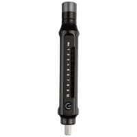 Black Topeak E-Torqbar torque wrench with digital display and silver tip, adjustable from 1-10Nm.
