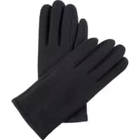 Black women's gloves by Greenpoint, sleek design with smooth fabric and tailored fit.