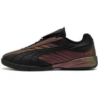 Black and brown Puma V-S2 Spectrum sneakers with sleek design and gradient detailing on the sides.
