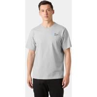 Grey Helly Hansen men's T-shirt, short sleeves, crew neck, "The Ocean Race" logo on chest, size XL.