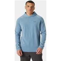 Navy Helly Hansen men's hoodie, size 2XL, with long sleeves and subtle logo on chest.