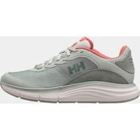 Green Helly Hansen women's marine shoes with pink accents, lace-up design, and textured sole.