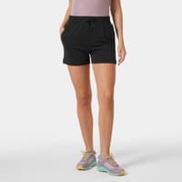Black Helly Hansen women's shorts, elastic waistband, drawstring, side pockets, size XL.