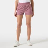 Pink Helly Hansen women's trail shorts, size XL, with elastic waistband and lightweight fabric.