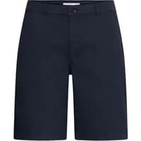 Navy blue Casual Friday Buchan shorts with button closure and belt loops.