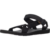 Black Teva Original Universal Urban Sandals with adjustable straps and cushioned sole.