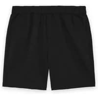 Black Lyle & Scott Crinkle Resort shorts with elastic waistband and straight hem.