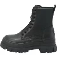 Black Buffalo Aspha COM2 women's boots with chunky sole, lace-up front, and ankle-high design.