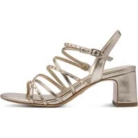 Gold heeled sandals Tamaris 1-28329-46 with strappy design and buckle closure.