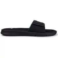 Black Trespass Jem women's sandals with adjustable strap and cushioned sole.
