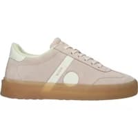 Pink Blackstone Quartz Auden women's sneakers with white accents and a translucent brown sole.
