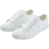 White Women's Sneakers Diverse Petrina 262 with lace-up closure and low-top design