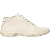 Cream Women's Sneakers TBS Juhayna with mid-top design, lace-up closure, and textured sole.
