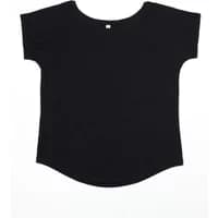 Black Mantis women's loose fit T-shirt with short sleeves and a rounded neckline.