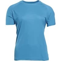 Blue women's T-shirt by Pen Duick, short sleeves, crew neck, lightweight fabric.