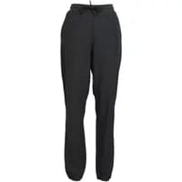 Black women's trousers by Dobsom Laredo, featuring a drawstring waist and straight-leg design.