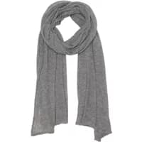 Gray wool and viscose scarf by Stefanel, featuring a soft, lightweight texture with a slightly crinkled appearance.