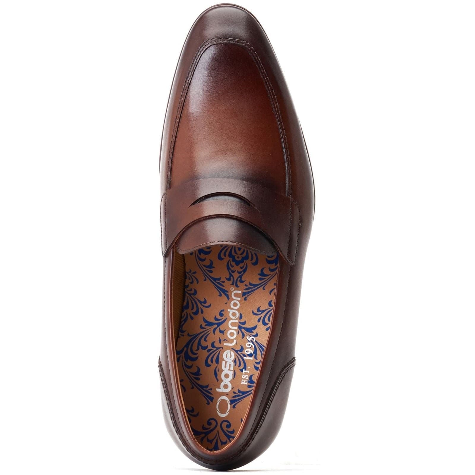 Base London Men's Bruno Penny Loafer in Burnt Brown - image 4