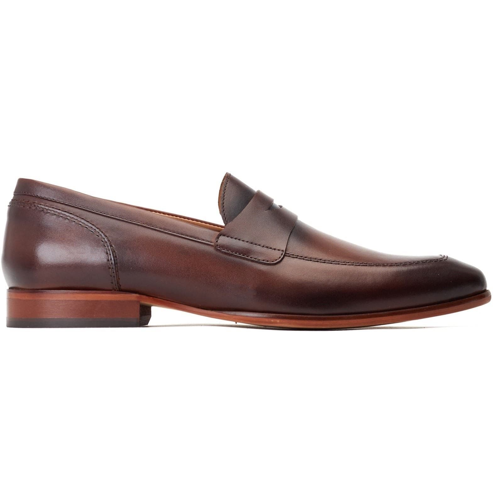 Base London Men's Bruno Penny Loafer in Burnt Brown - image 5