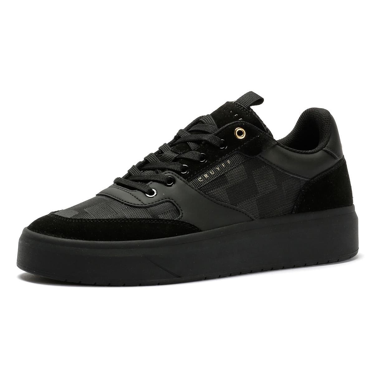 Cruyff Terra Court Men's Black/Gold Trainers - image 3
