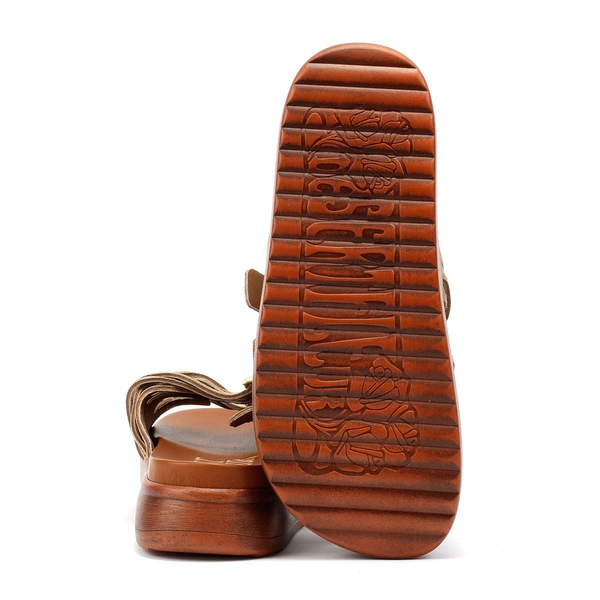 Desert Fleur Gypsum Tennesee Suede Women's Taupe Sandals - image 4