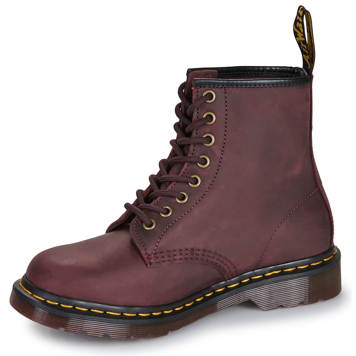 Dr. Martens 1460 Crazy Horse Leather Cherry Red Boots - image 5