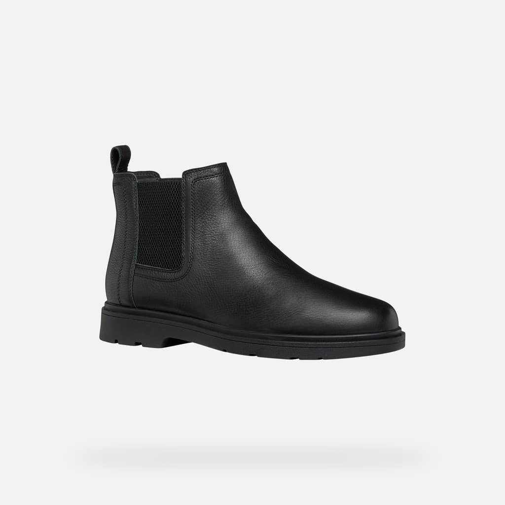 Geox Spherica EC1 C Tumble Leather Men's Black Boots - image 3