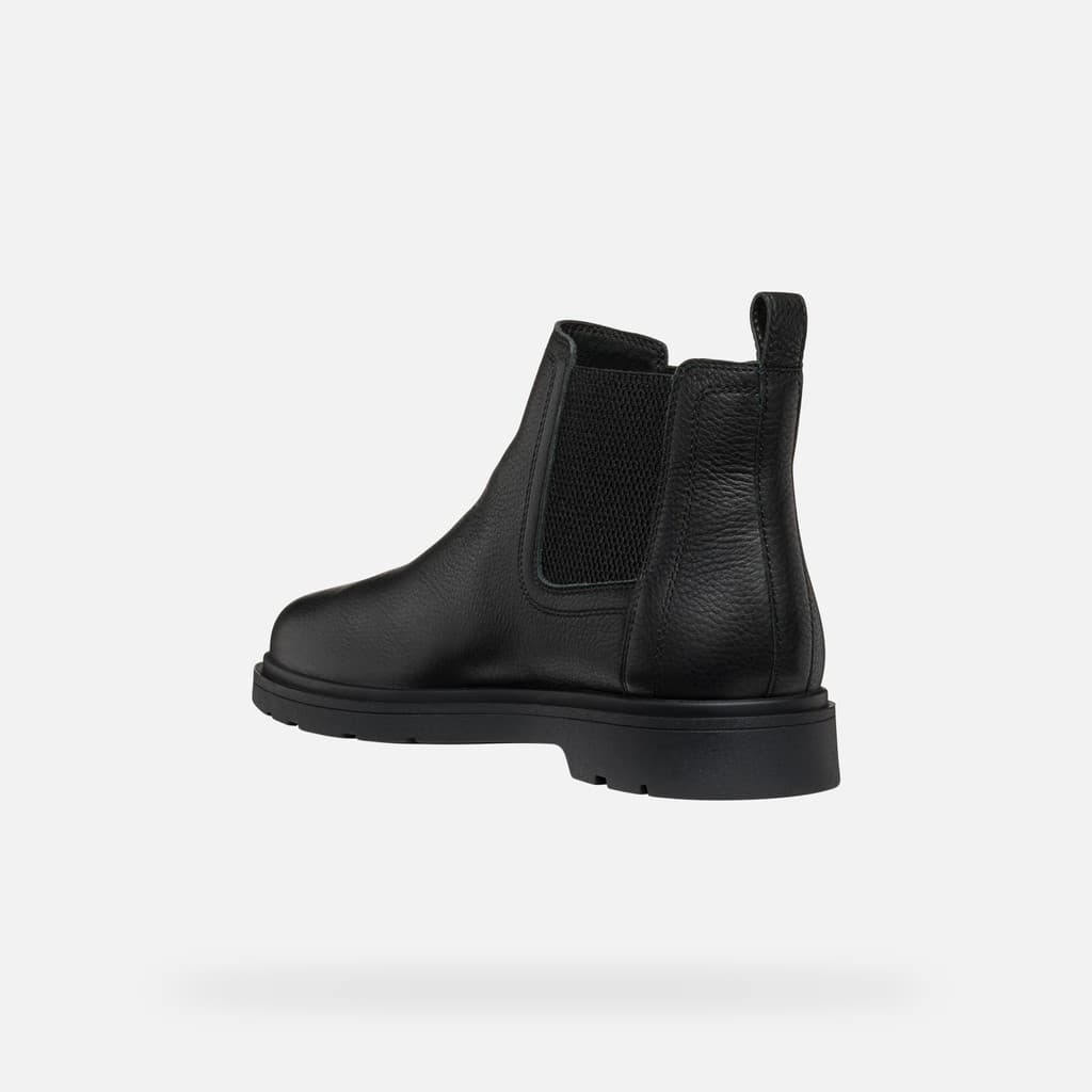 Geox Spherica EC1 C Tumble Leather Men's Black Boots - image 4