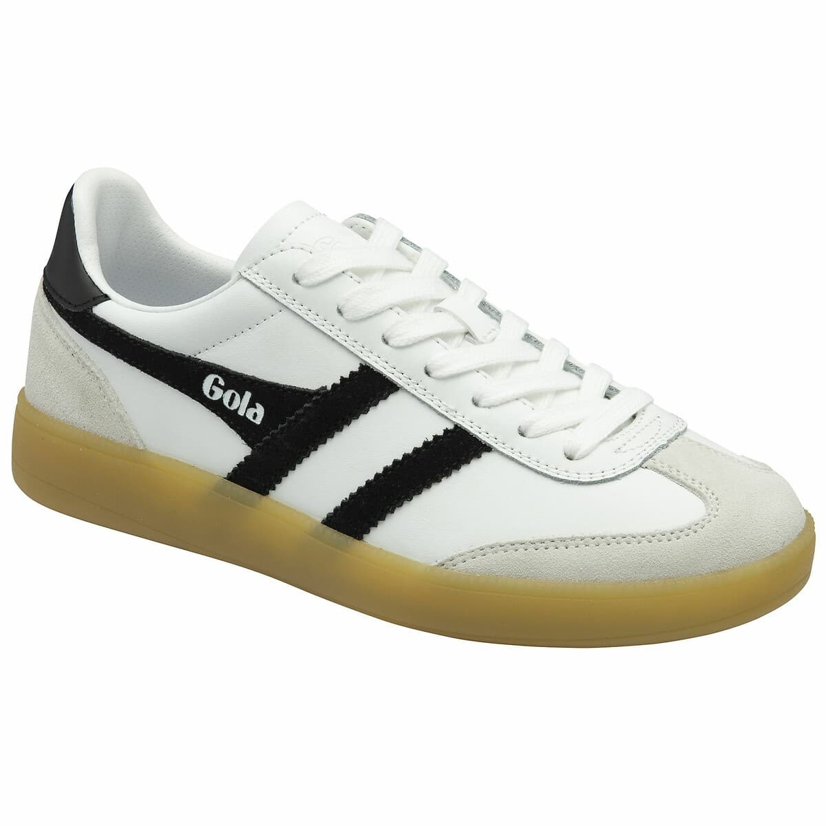 Gola - CLB744WB WOMENS VIPER LEATHER WHITE/BLACK - image 3