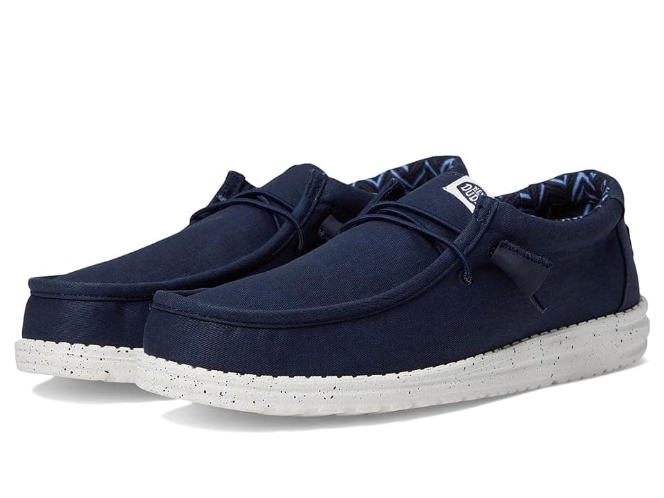 Hey Dude Wally Canvas Trainers/Shoes, UK 11 Navy - image 5